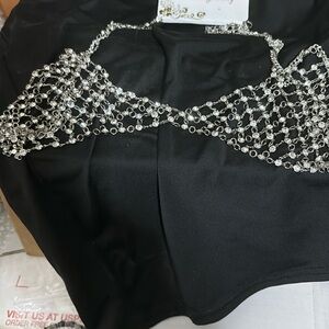 Silver Chainmail Top